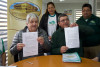 Representantes de Perquenco firman Proclama