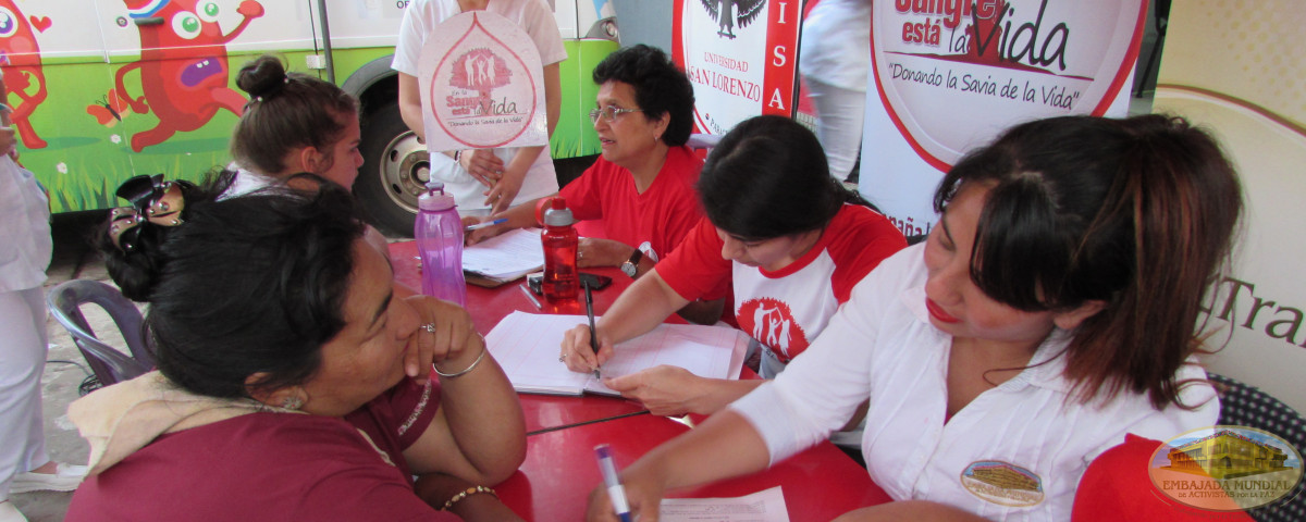 Registrando donantes