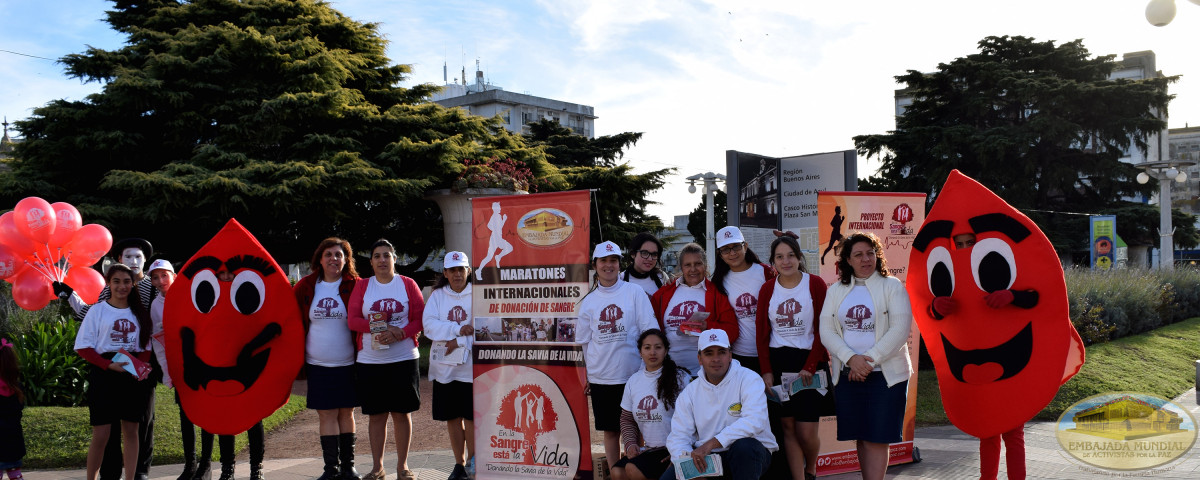 donar sangre, argentina, activistas por la paz