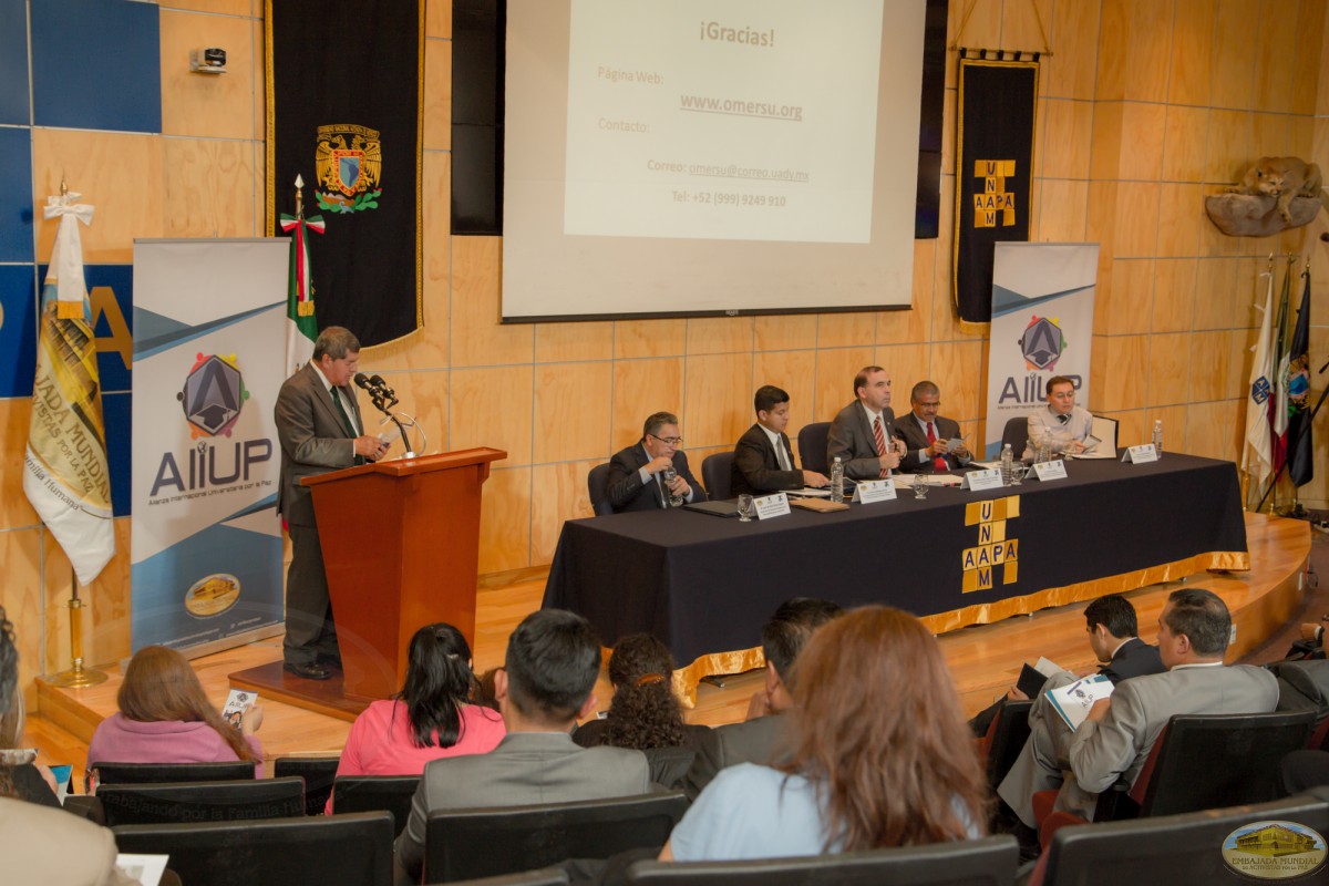 El V Seminario Internacional de la ALIUP en México promueve la creación de una cátedra para la paz