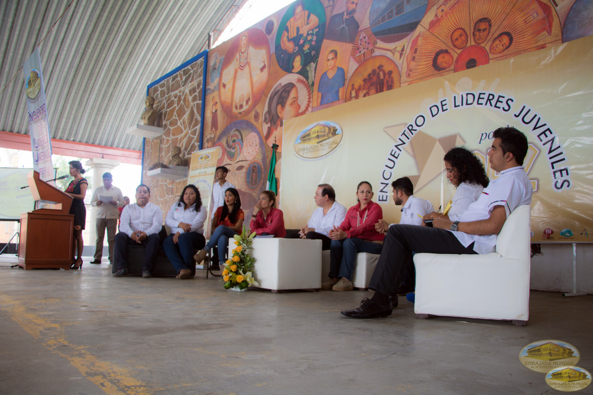 En Oaxaca líderes juveniles se unen al Movimiento por la Paz Mundial
