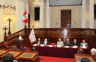 Presentación del proyecto "Huellas para No Olvidar" en el Congreso de la República del Perú