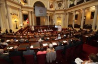 Presentación del proyecto "Huellas para No Olvidar" en el Congreso de la República del Perú