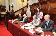 Presentación del proyecto "Huellas para No Olvidar" en el Congreso de la República del Perú