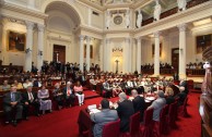 Presentación del proyecto "Huellas para No Olvidar" en el Congreso de la República del Perú