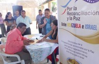 The collection of signatures successfully continued in Venezuela for peace and reconciliation.