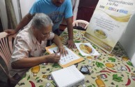 The collection of signatures successfully continued in Venezuela for peace and reconciliation.