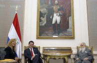 Visiting Horacio Cartes, President of Paraguay