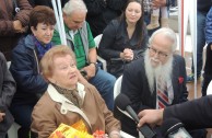 Inauguración del Monumento “Huellas para no olvidar” en plaza pública de la Ciudad de las Esculturas, Argentina