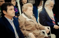 Inauguración del Monumento “Huellas para no olvidar” en plaza pública de la Ciudad de las Esculturas, Argentina