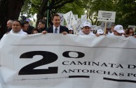 March "Torches for the Shoah", Argentina