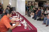 "Traces to Remember" plaque is revealed in the legislative branch facilities in Mexico