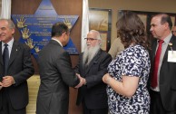 "Traces to Remember" plaque is revealed in the legislative branch facilities in Mexico