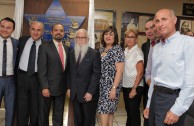 "Traces to Remember" plaque is revealed in the legislative branch facilities in Mexico