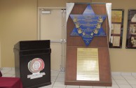 "Traces to Remember" plaque is revealed in the legislative branch facilities in Mexico