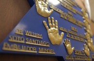 "Traces to Remember" plaque is revealed in the legislative branch facilities in Mexico