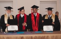 Cervantina University ceremony awarding Doctorates in Honoris Causa