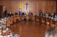 Meeting with the President of the Supreme Court in Bogotá, Colombia