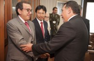 Meeting at the Constitutional Palace in Bogotá, Colombia