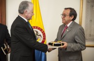 Meeting at the Constitutional Palace in Bogotá, Colombia