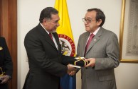 Meeting at the Constitutional Palace in Bogotá, Colombia