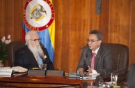 Meeting with the President of the Supreme Court in Bogotá, Colombia