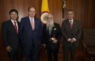 Meeting with the President of the Supreme Court in Bogotá, Colombia