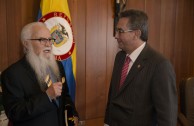 Meeting with the President of the Supreme Court in Bogotá, Colombia