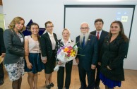 Unveiling of a Holocaust survivor's plaque and Argentina's military dictatorship at the former headquarters of ESMA