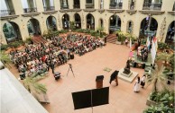 Forum "Educating to Remember" Mayan Autorities at the Cultural Palace