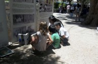 Photographic Exhibition of the Traces to Remember project at the Tilcara public plaza