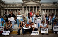 March requesting justice for the prosecutor Nisman Argentina