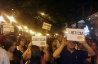 March requesting justice for the prosecutor Nisman Argentina