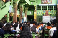 Three day conference in Basic Education, Media and Diversified Schools, which received the GEAP and the Forum: "Educating to Remember" in Guatemala