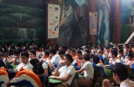 Three day conference in Basic Education, Media and Diversified Schools, which received the GEAP and the Forum: "Educating to Remember" in Guatemala