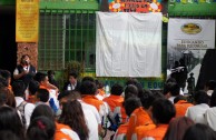 Three day conference in Basic Education, Media and Diversified Schools, which received the GEAP and the Forum: "Educating to Remember" in Guatemala