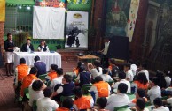 Three day conference in Basic Education, Media and Diversified Schools, which received the GEAP and the Forum: "Educating to Remember" in Guatemala