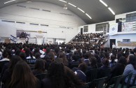 Three day conference in Basic Education, Media and Diversified Schools, which received the GEAP and the Forum: "Educating to Remember" in Guatemala