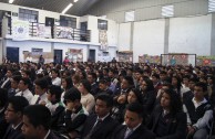 Three day conference in Basic Education, Media and Diversified Schools, which received the GEAP and the Forum: "Educating to Remember" in Guatemala