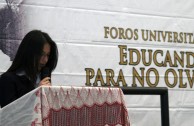 Three day conference in Basic Education, Media and Diversified Schools, which received the GEAP and the Forum: "Educating to Remember" in Guatemala