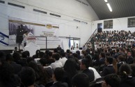 Three day conference in Basic Education, Media and Diversified Schools, which received the GEAP and the Forum: "Educating to Remember" in Guatemala