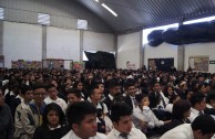 Three day conference in Basic Education, Media and Diversified Schools, which received the GEAP and the Forum: "Educating to Remember" in Guatemala