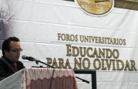 Three day conference in Basic Education, Media and Diversified Schools, which received the GEAP and the Forum: "Educating to Remember" in Guatemala