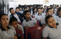 Three day conference in Basic Education, Media and Diversified Schools, which received the GEAP and the Forum: "Educating to Remember" in Guatemala