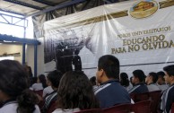 Triple Jornada en Colegios de Educación Básica, Media y Diversificada, reciben a la EMAP y su Foro “Educando para Recordar” en Guatemala