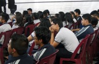 Three day conference in Basic Education, Media and Diversified Schools, which received the GEAP and the Forum: "Educating to Remember" in Guatemala