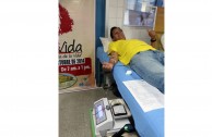 Blood Bank thanks the work of Dr. William Soto in Peru, Blood Drive Marathon "LIfe is in the Blood"
