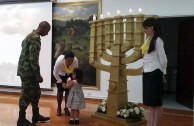 The GEAP organized events in educational and governmental institutiones,Colombia commemorated the 70 years of the Auschwitz liberation and the International Day in Memory of the Victims of the Holocaust