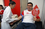 Brasil apoya la 5 Maratón internacional de donación de sangre