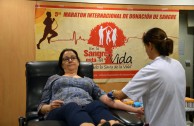 España apoya la 5 Maratón internacional de donacion de sangre